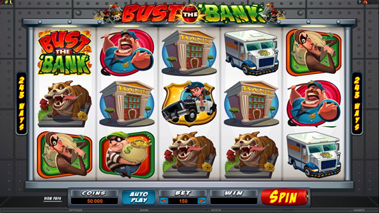 screenshot slot bust the bank